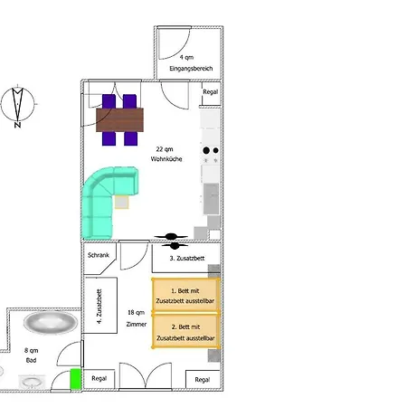 In Loerzweiler 公寓 *