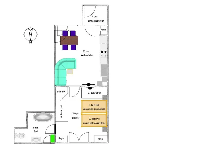 In Loerzweiler דירה *